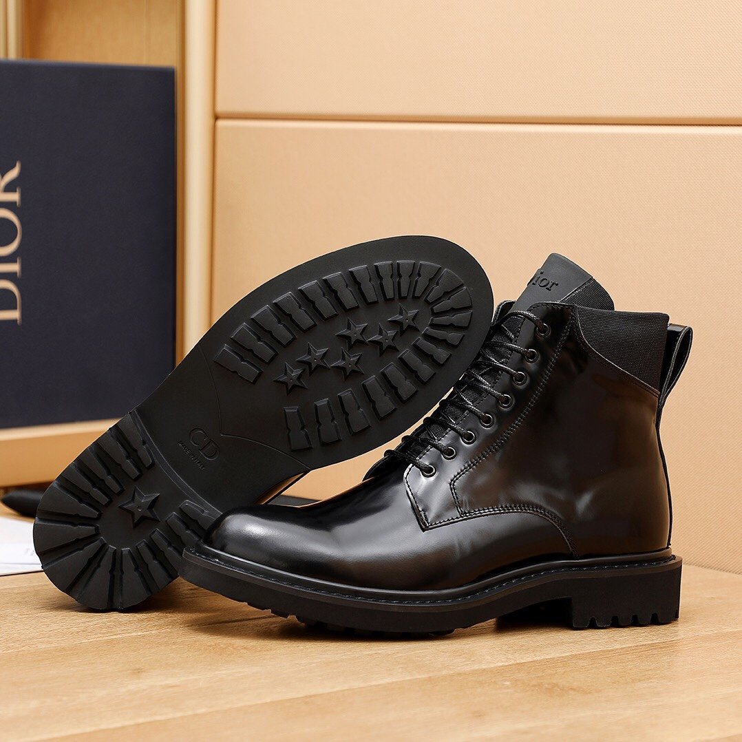 Dior Leather Shoes man 008